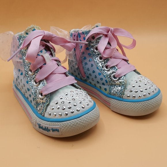 Skechers Other - SKETCHERS TWINKLE TOES CANVAS SNEAKERS